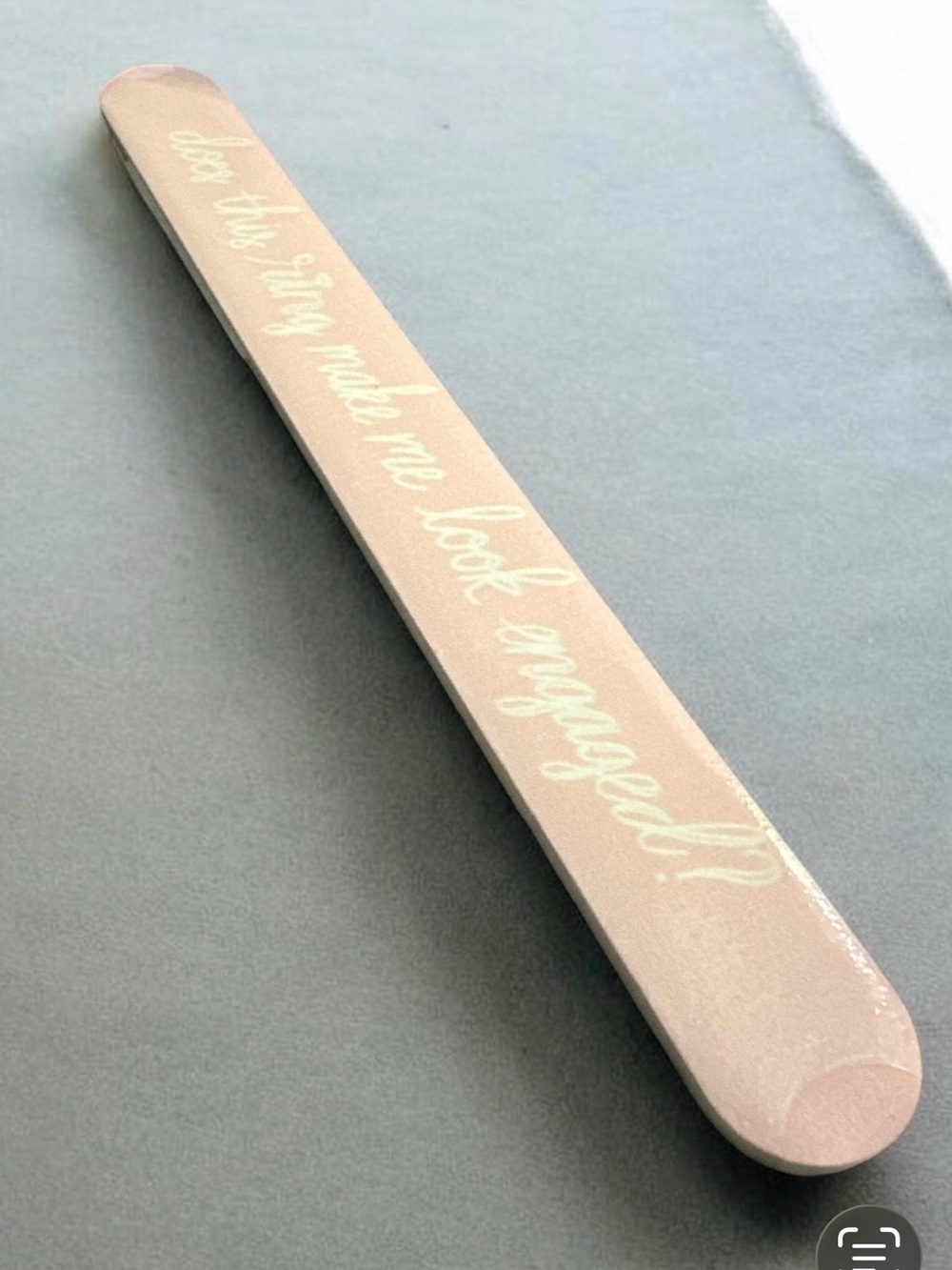 Peach Glitter Nail File - "Does this ring make me look engaged?"
2085A - Picture 3 of 5